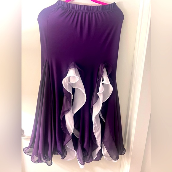 victray Skirts Victray Belly Dance Skirt Long Dancing Layered Skirt Poshmark